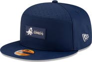 New Era Men's New Era Navy Dallas Cowboys 2025 Sideline Throwback Split Panel 9FIFTY Snapback Hat