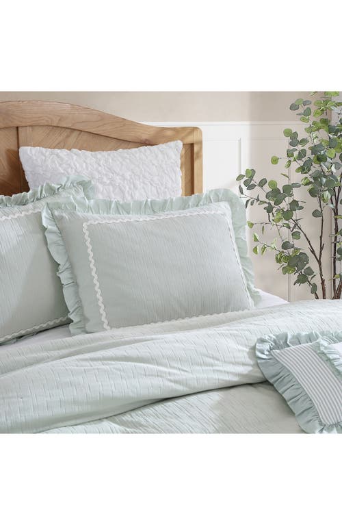 Peri Home Rene Ruffle Comforter & Shams Set In Green