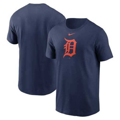 Nike Navy Detroit Tigers Fuse Logo T-shirt In Blue
