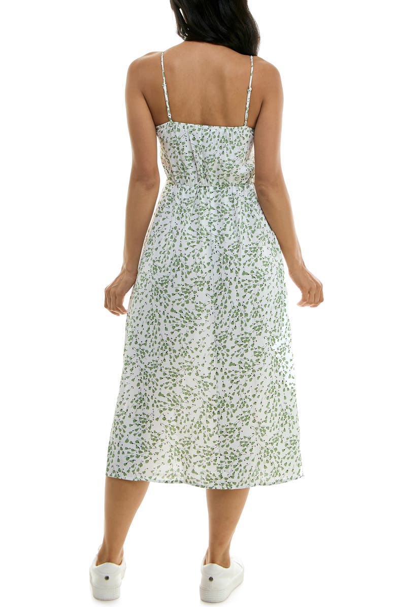 Speechless Floral Ruffle Midi Dress, Alternate, color,