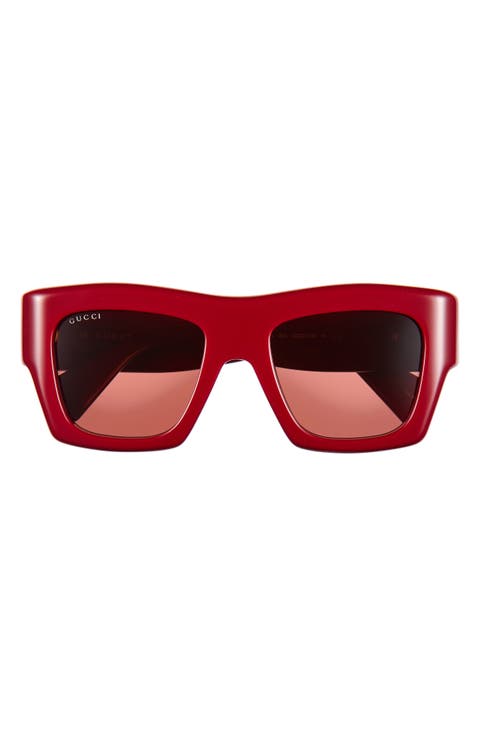 52mm Square Sunglasses