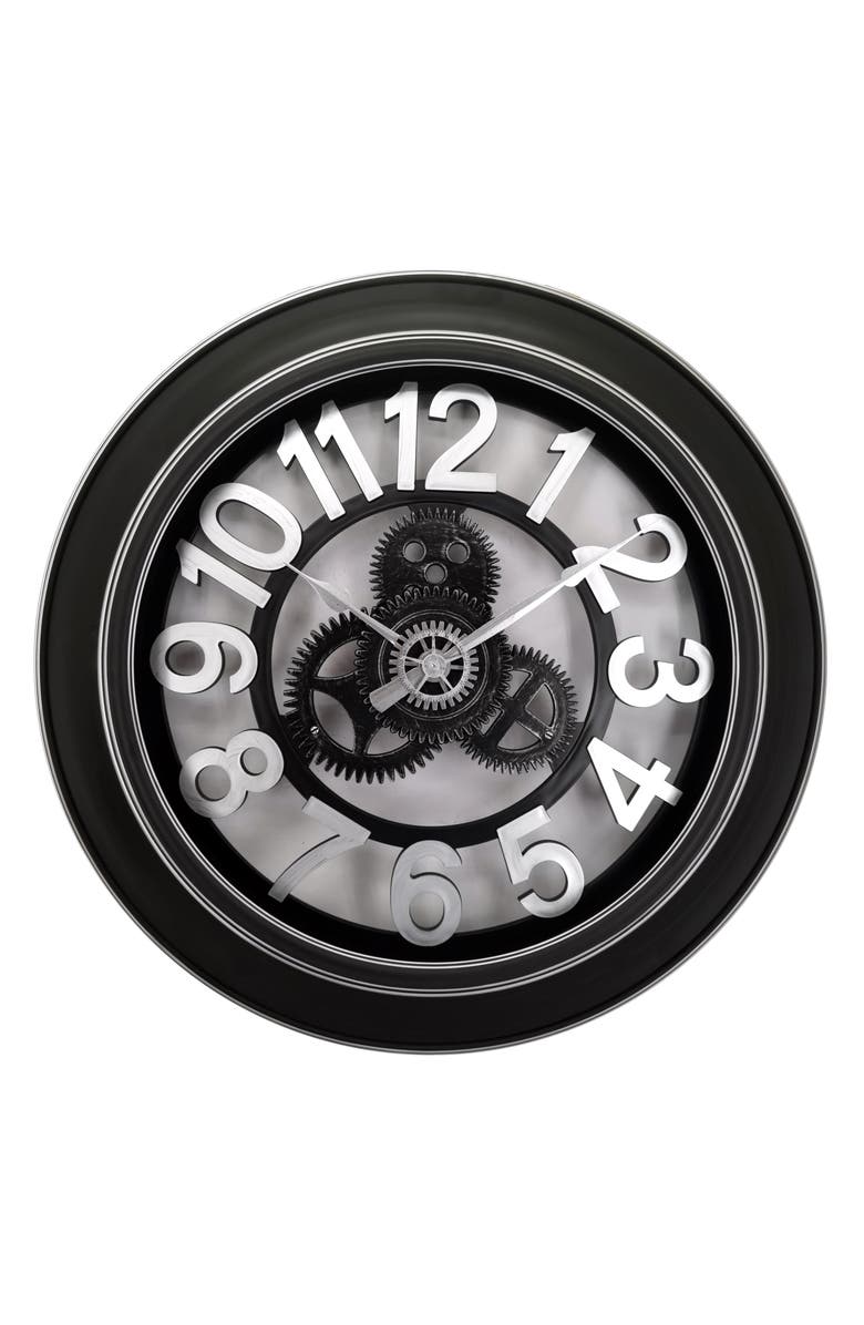 Westclox 24-Inch Analog Wall Clock, Main, color, Black Multi