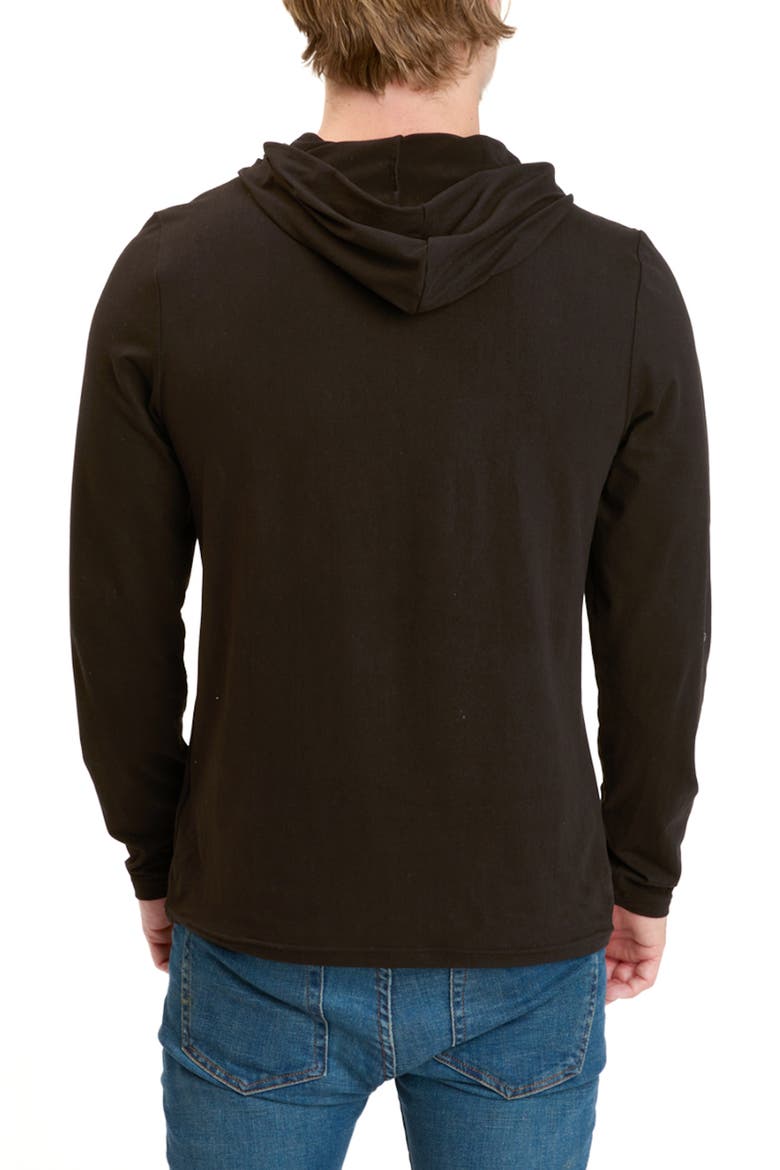 Malone T-Shirt Hoodie, Alternate, color, BLACK