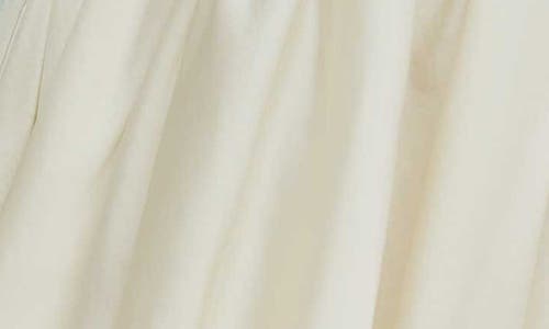 Free People Lace Trim Satin Mini Slipdress In White