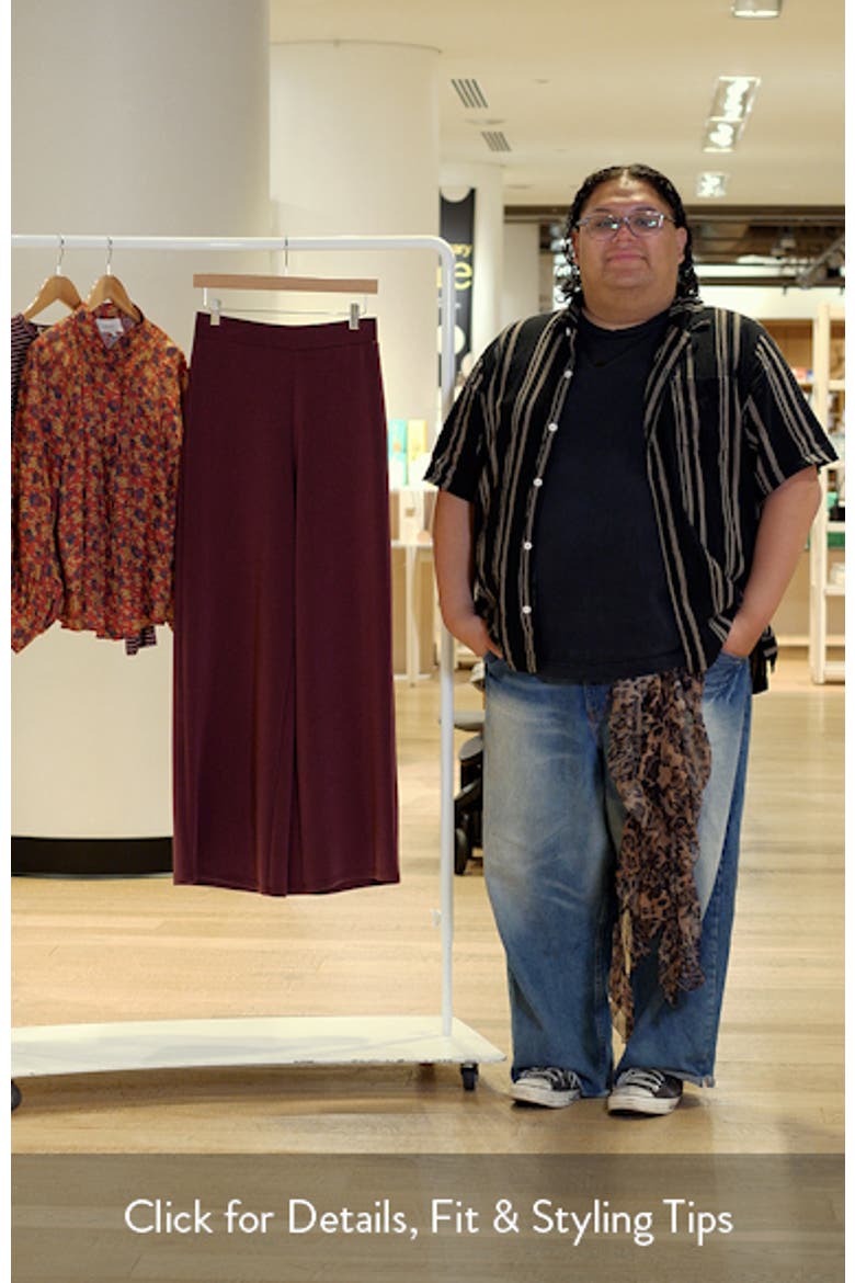 Pull-On Wide Leg Pants video
