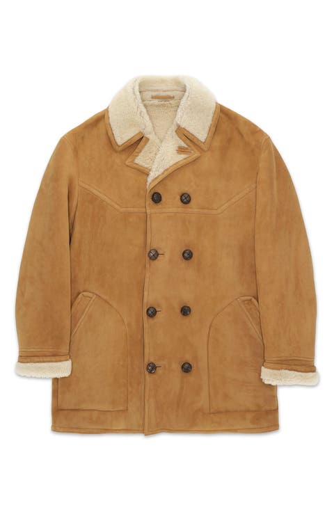 Shearling Double Breasted Jacket
