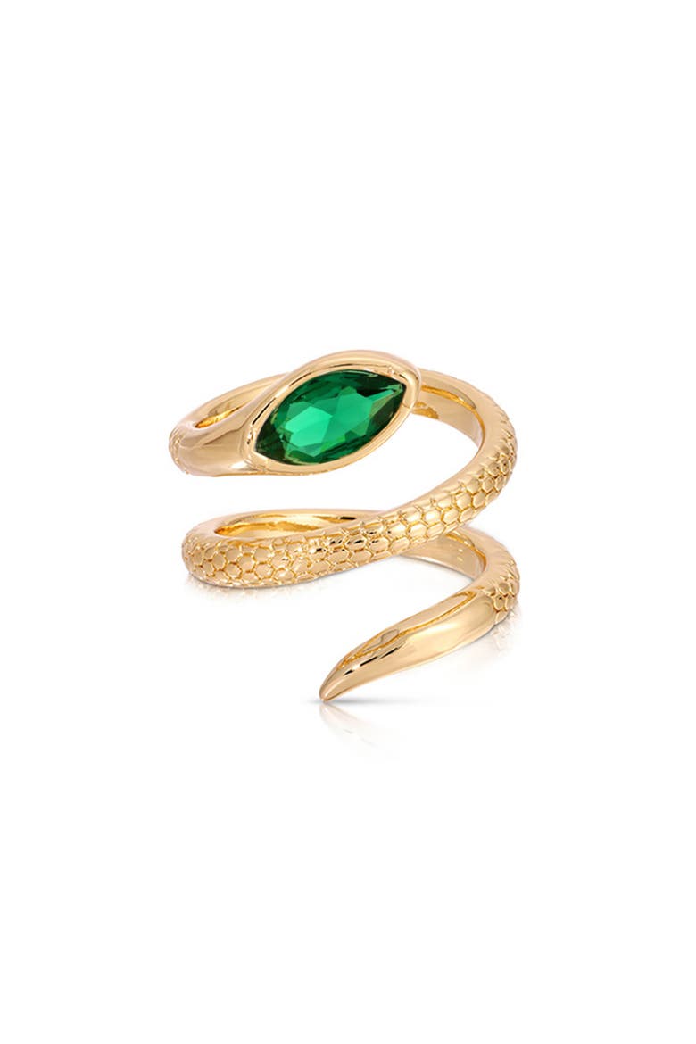 Marquise Coil Ring, Main, color, EMERALD