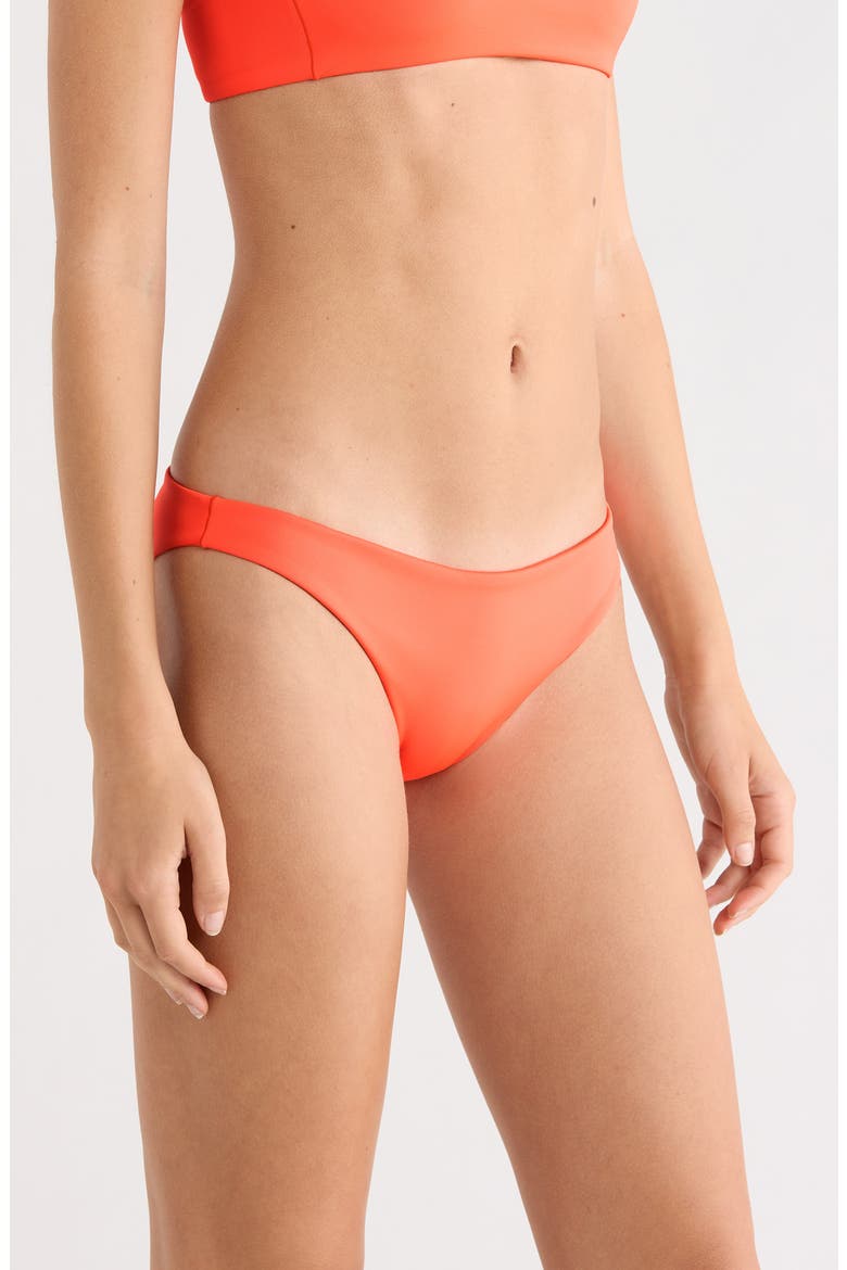 Hipster Bikini Bottoms, Alternate, color, APEROL NEON ORANGE