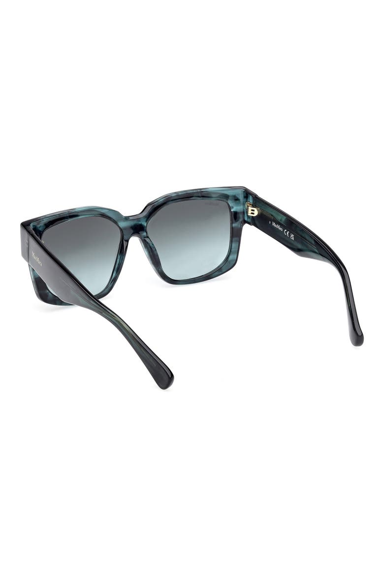Glimpse 54mm Round Sunglasses, Alternate, color, STRIPED PETROL/ PETROL/ AZURE