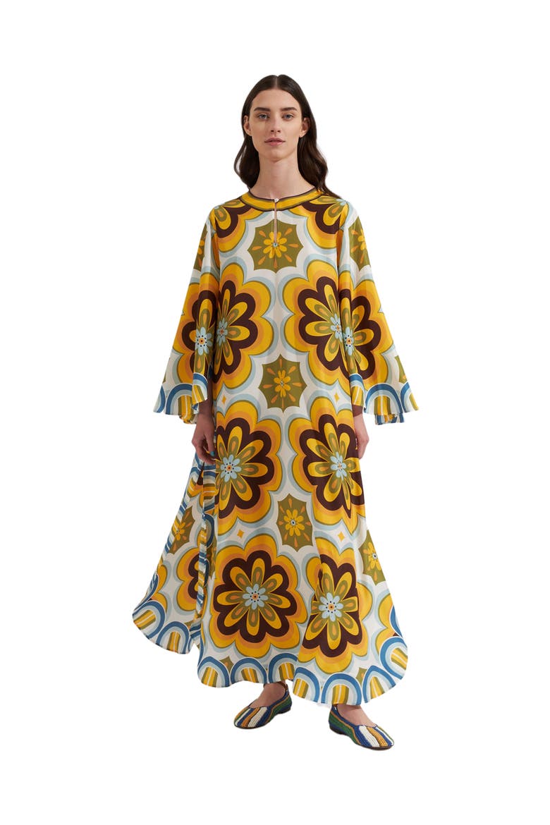 Flying Kaftan Ciccio Placée Dark Mustard, Main, color, Ciccio Placée Dark Mustard