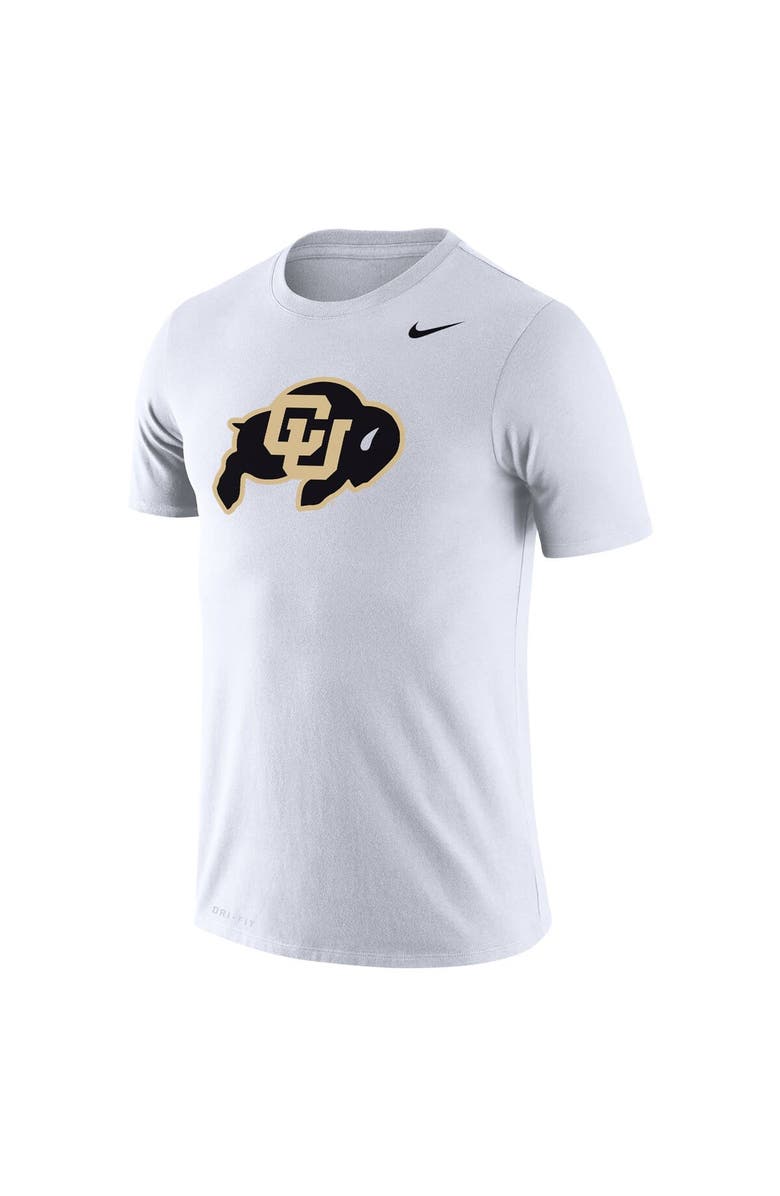 Nike Men's Nike White Colorado Buffaloes School Logo Legend Performance T-Shirt, Alternate, color, 