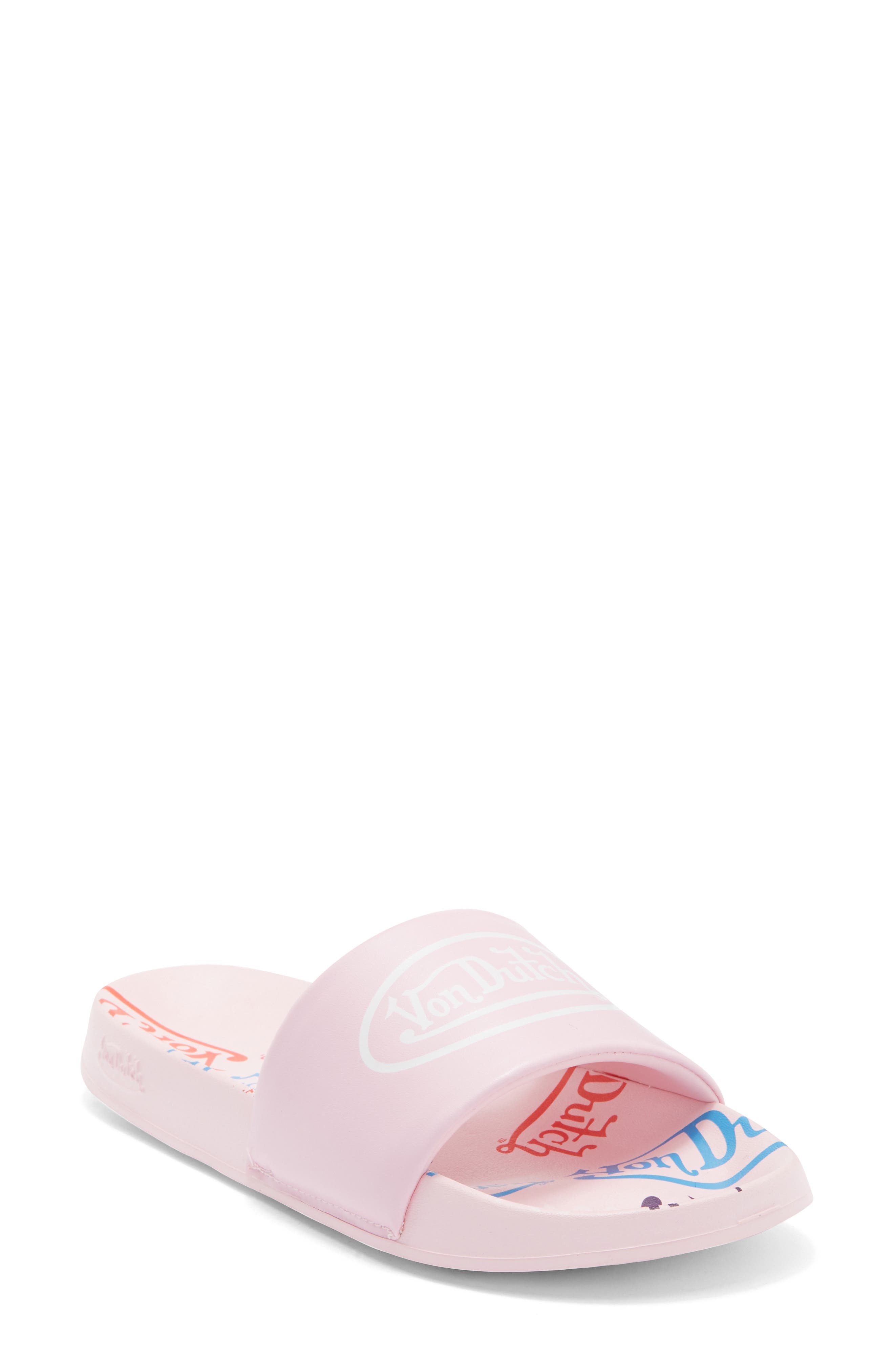 Von Dutch Vivi Slide Sandal, Main, color, Pink