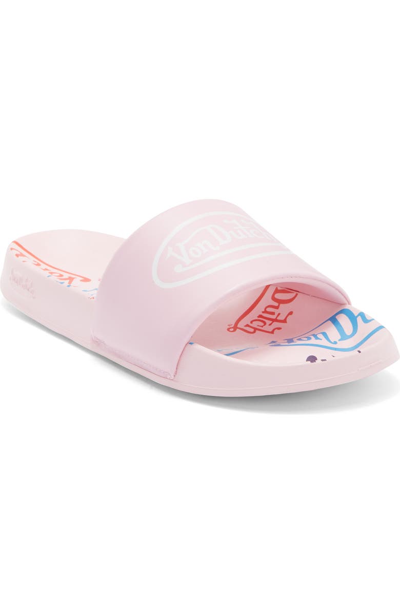 Von Dutch Vivi Slide Sandal, Main, color, Pink