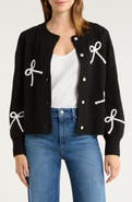 Rails Francesca Intarsia Bow Cardigan