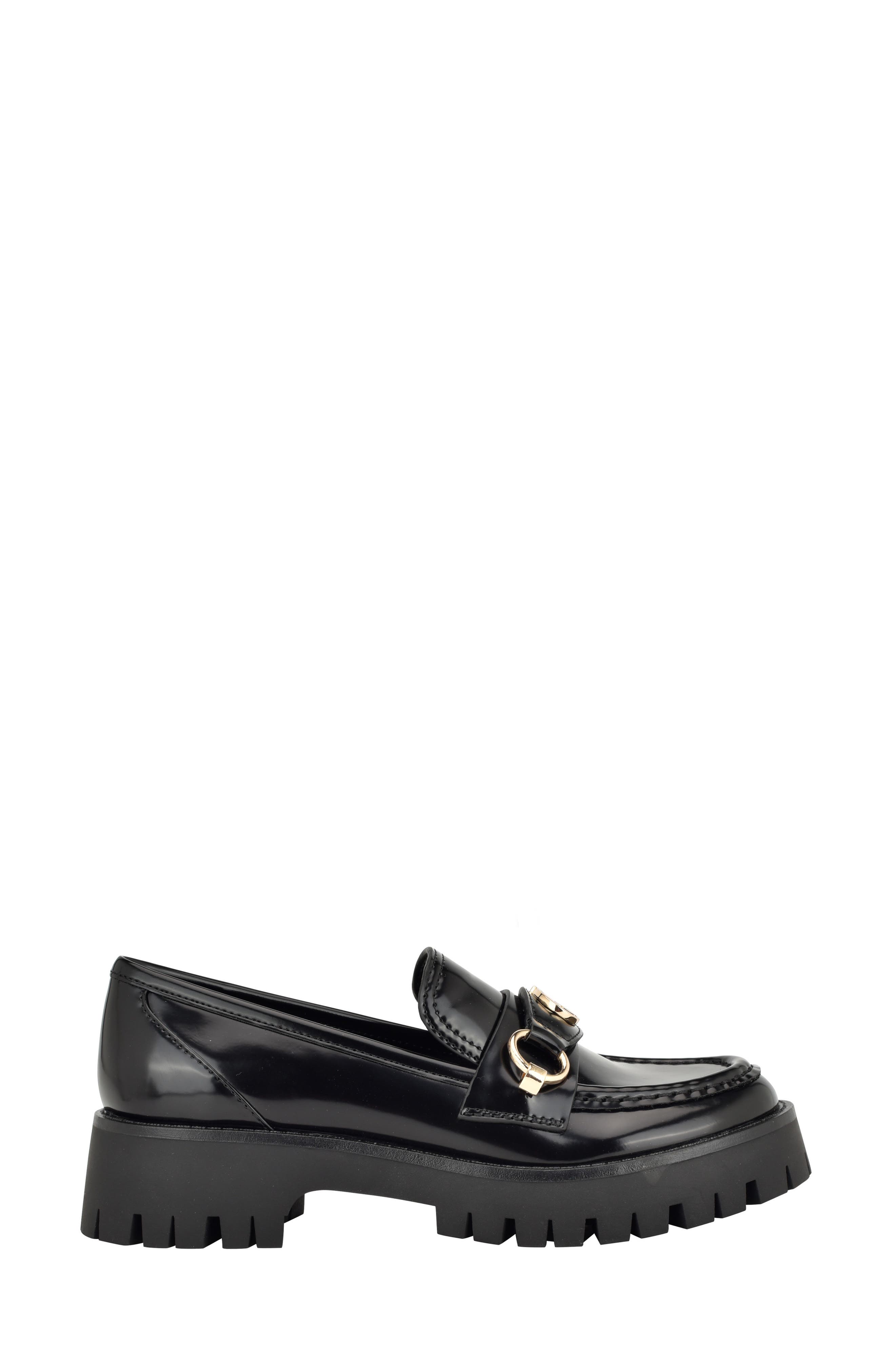 Almost Platform Loafer, Alternate, color, BLACK 002