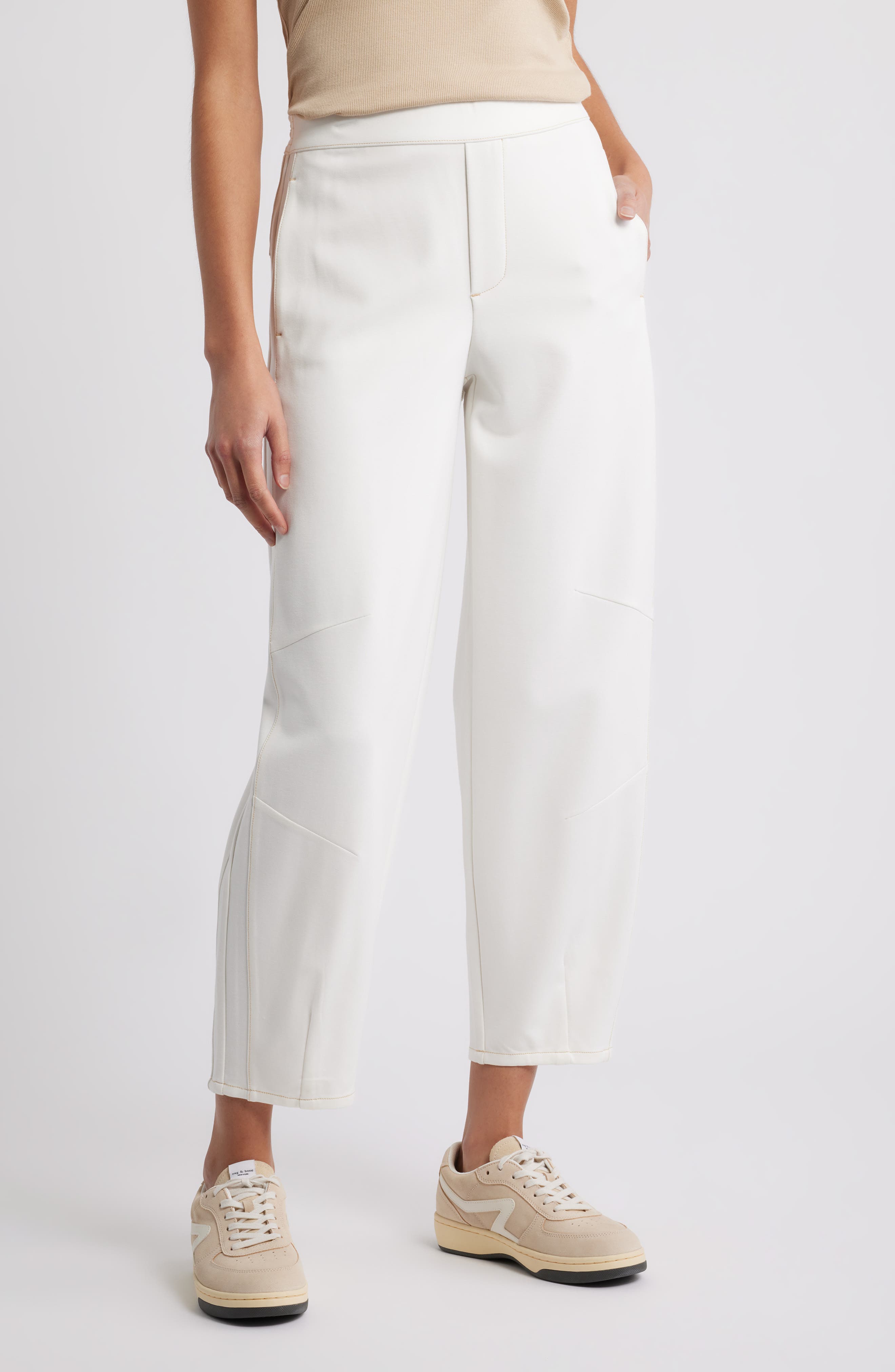 Skyrise Barrel Leg Glider Pants