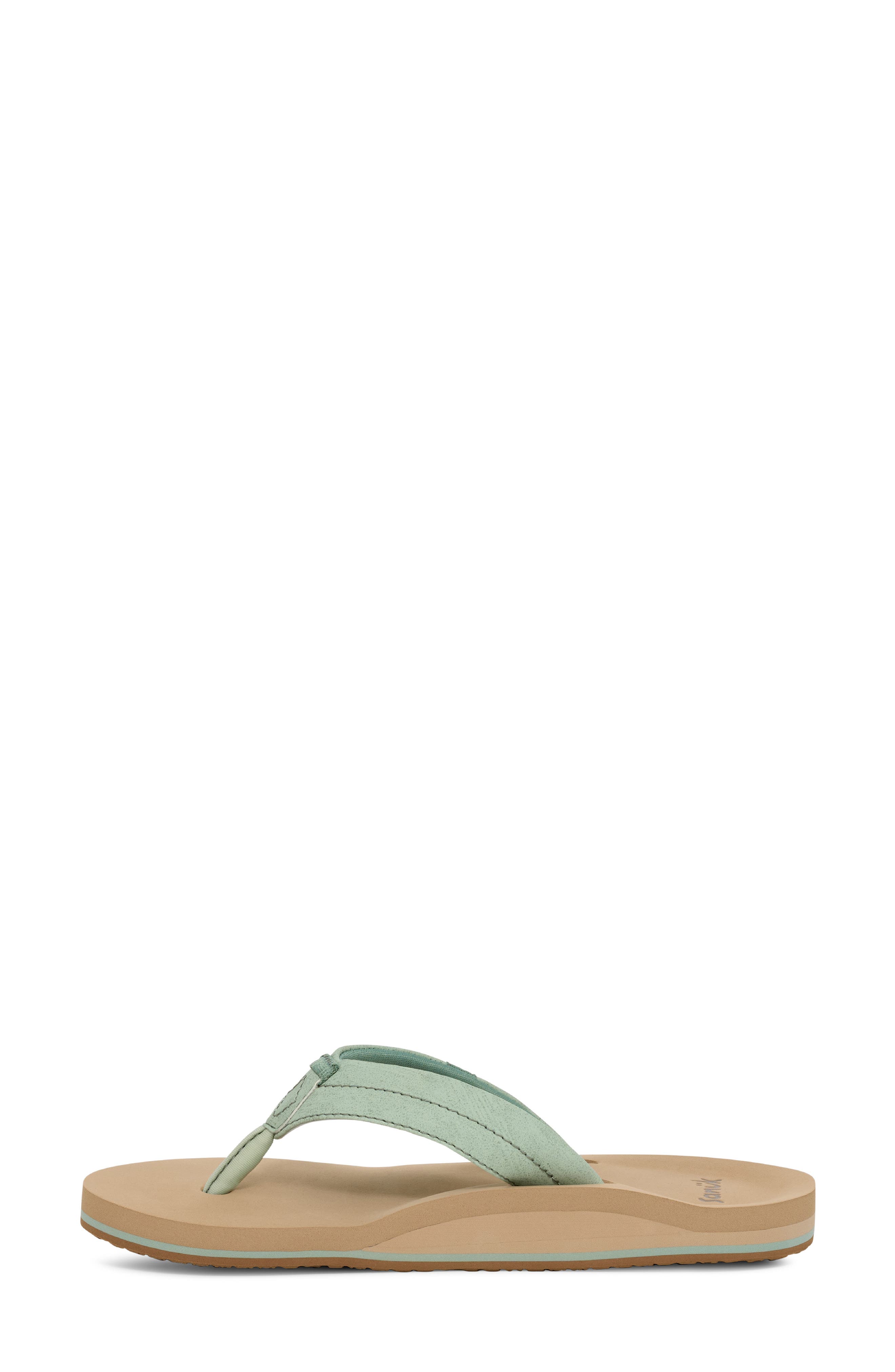 Sawyer Flip Flop, Alternate, color, AQUA FOAM