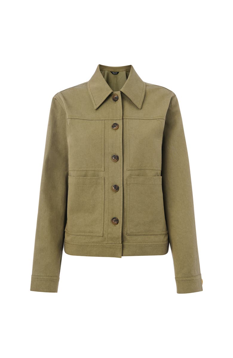 Whistles Mia Pocket Detail Jacket, Alternate, color, Khaki