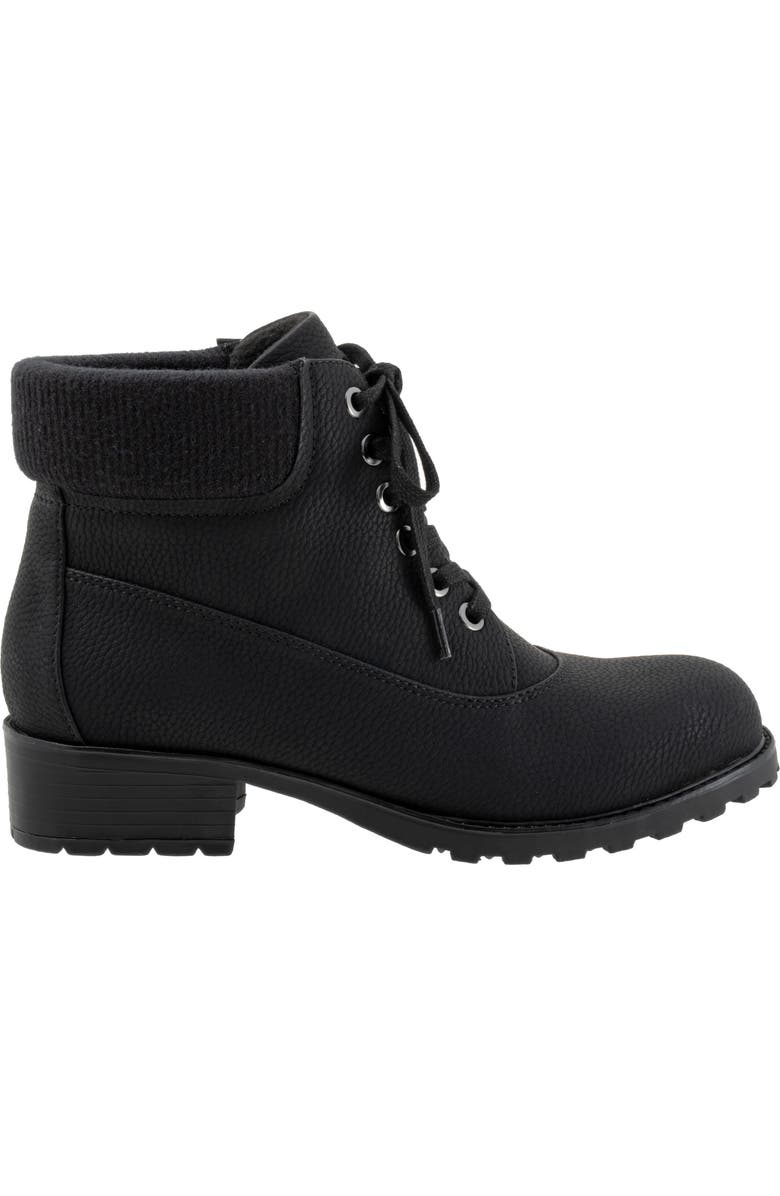 Trotters Bellamy Faux Fur Lined Bootie, Alternate, color, Black