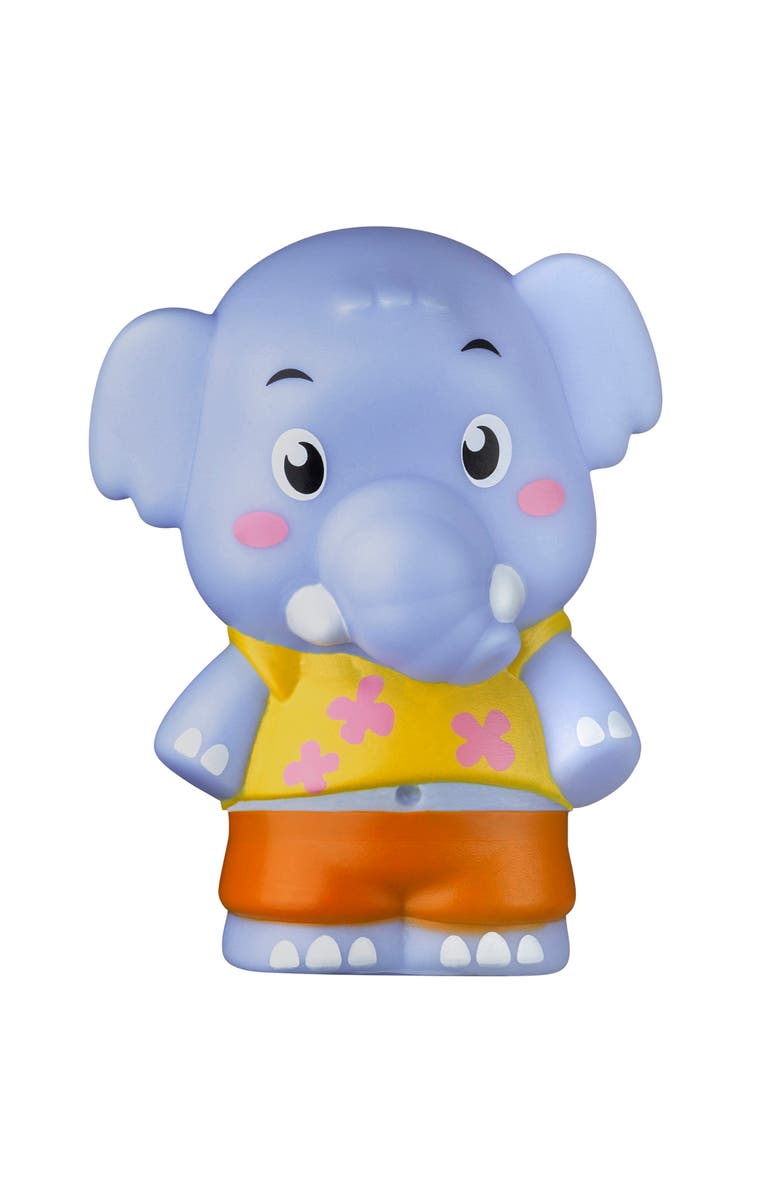 Timber Tots Elephant Family 4 Mini Figures, Jungle Playset, Kidstoddlers, Alternate, color, Multicolored