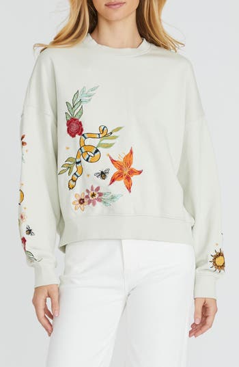 Driftwood Teddy Hawaii Hallucination Cotton Sweatshirt In Neutral