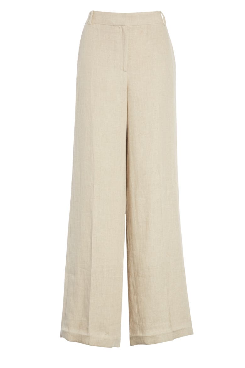 Piazza Integrate Wide Leg Linen Pants, Alternate, color, FALX