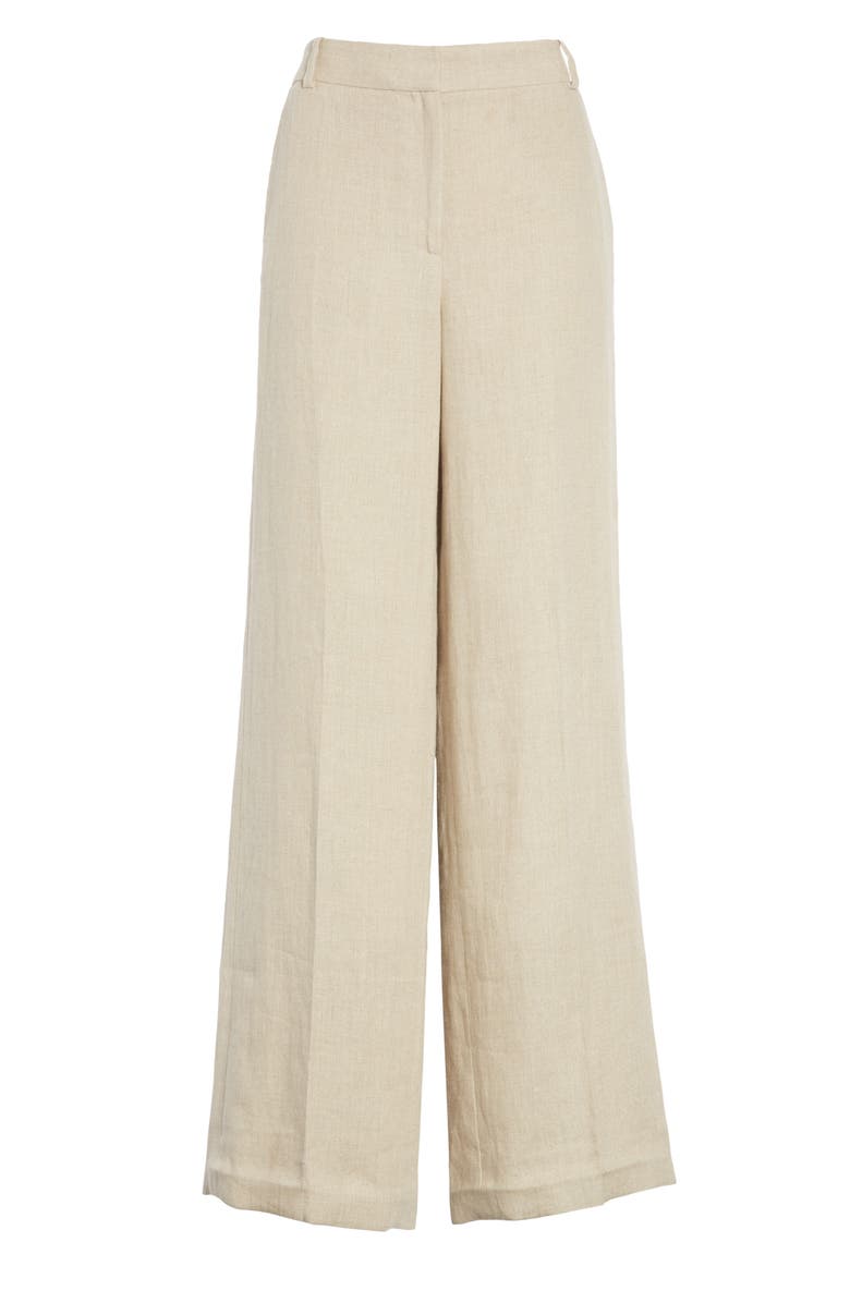Theory Piazza Integrate Wide Leg Linen Pants, Alternate, color, 