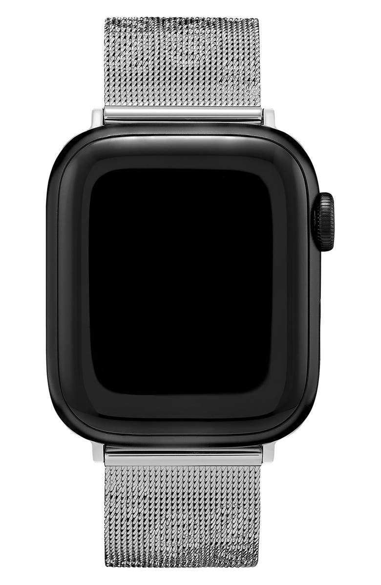 Olivia Burton Steel Mesh 20mm Apple Watch<sup>®</sup> Watchband, Alternate, color, 