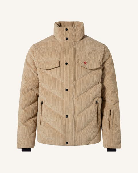 Chevron Quilted Down Jacket