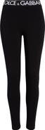Dolce&Gabbana Logo Waistband Jersey Leggings