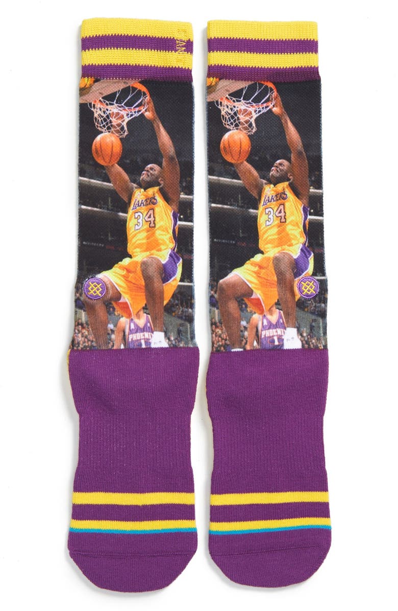 Stance 'NBA Legends - Shaquille O'Neal' Socks, Main, color, 