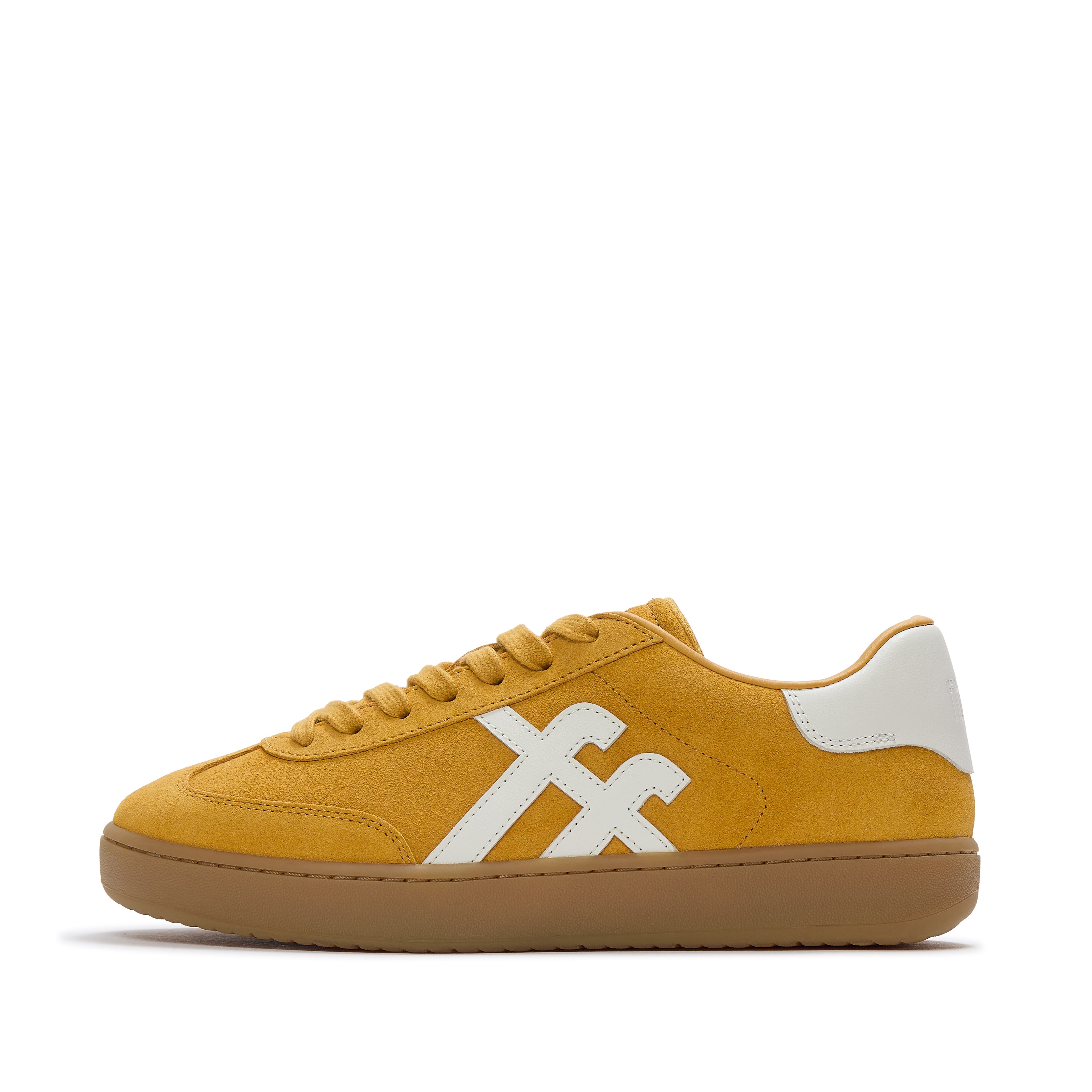 The Dash T-Toe Suede Sneakers, Alternate, color, Turmeric/Urban White