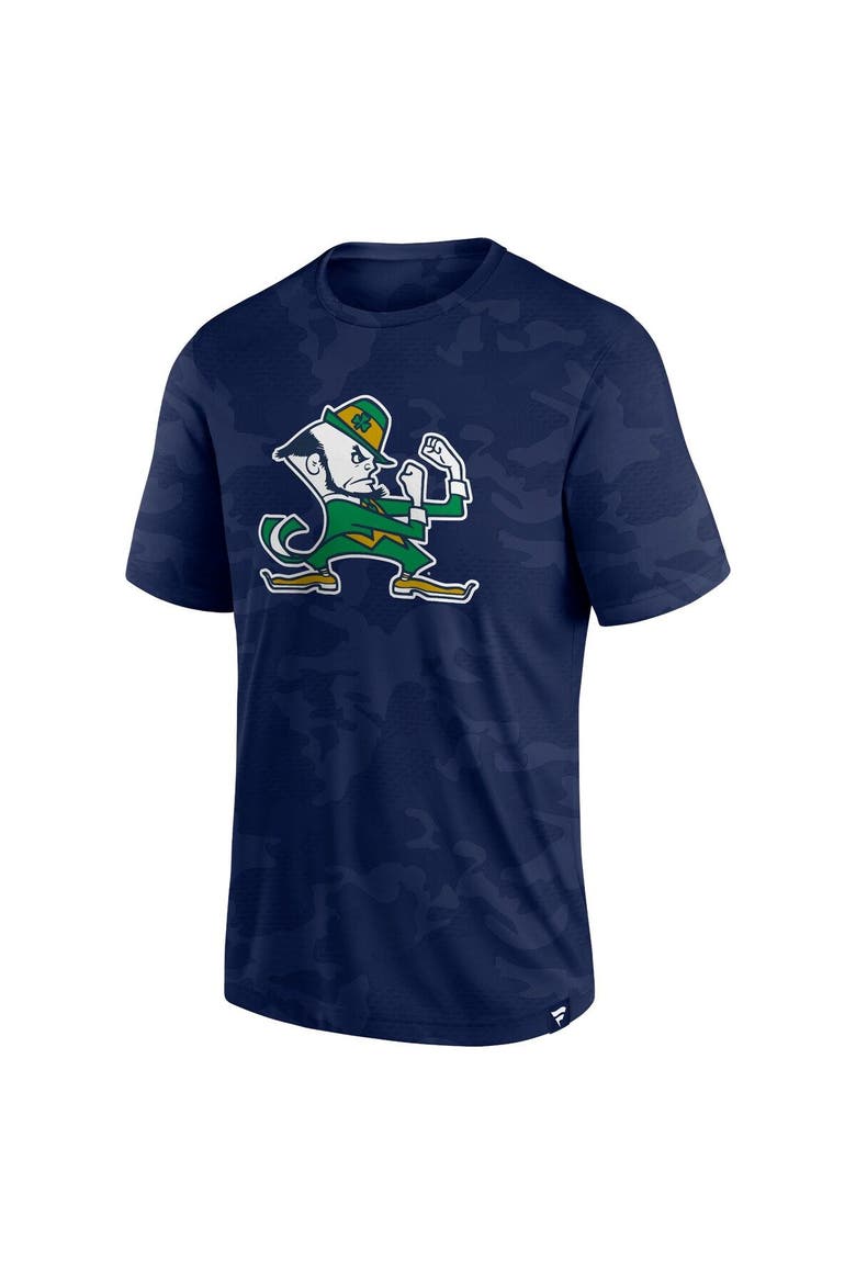 Men's Fanatics Branded  Navy Notre Dame Fighting Irish Camo Logo T-Shirt, Alternate, color, Navy