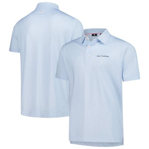 Men's FootJoy  Light Blue 2025 THE PLAYERS ProFry Figure Lisle Polo