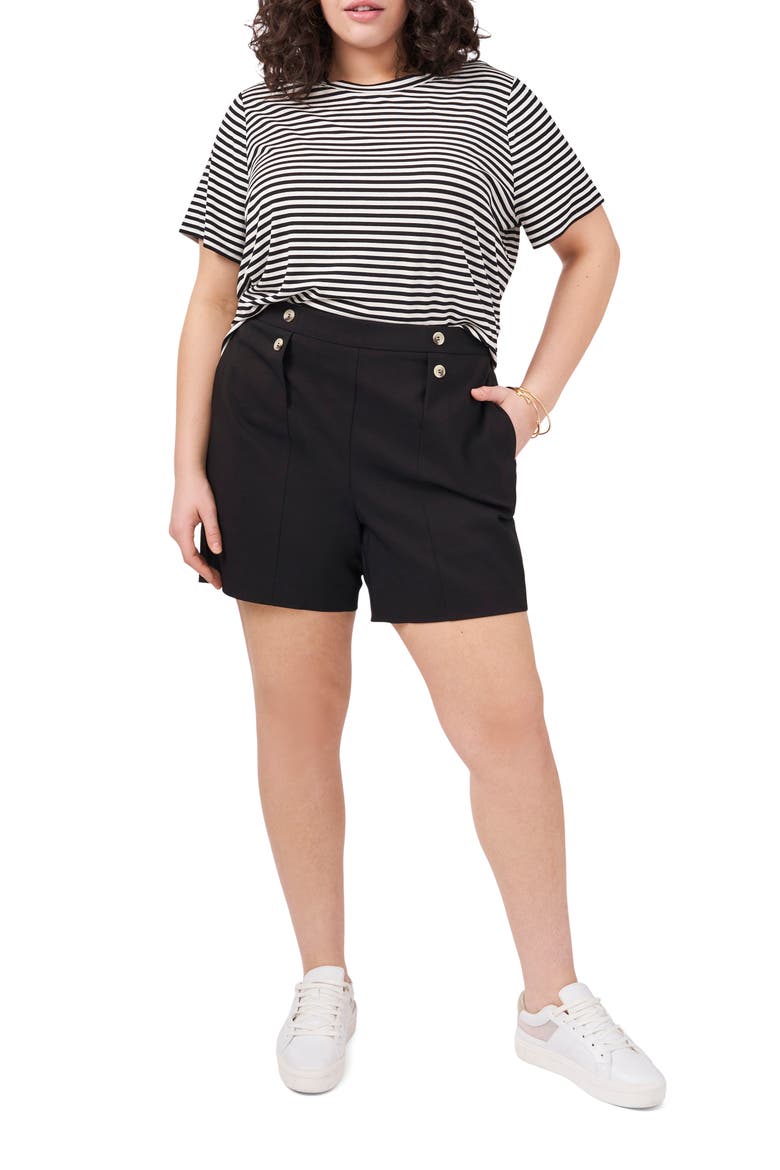 Stripe T-Shirt, Alternate, color, RICH BLACK