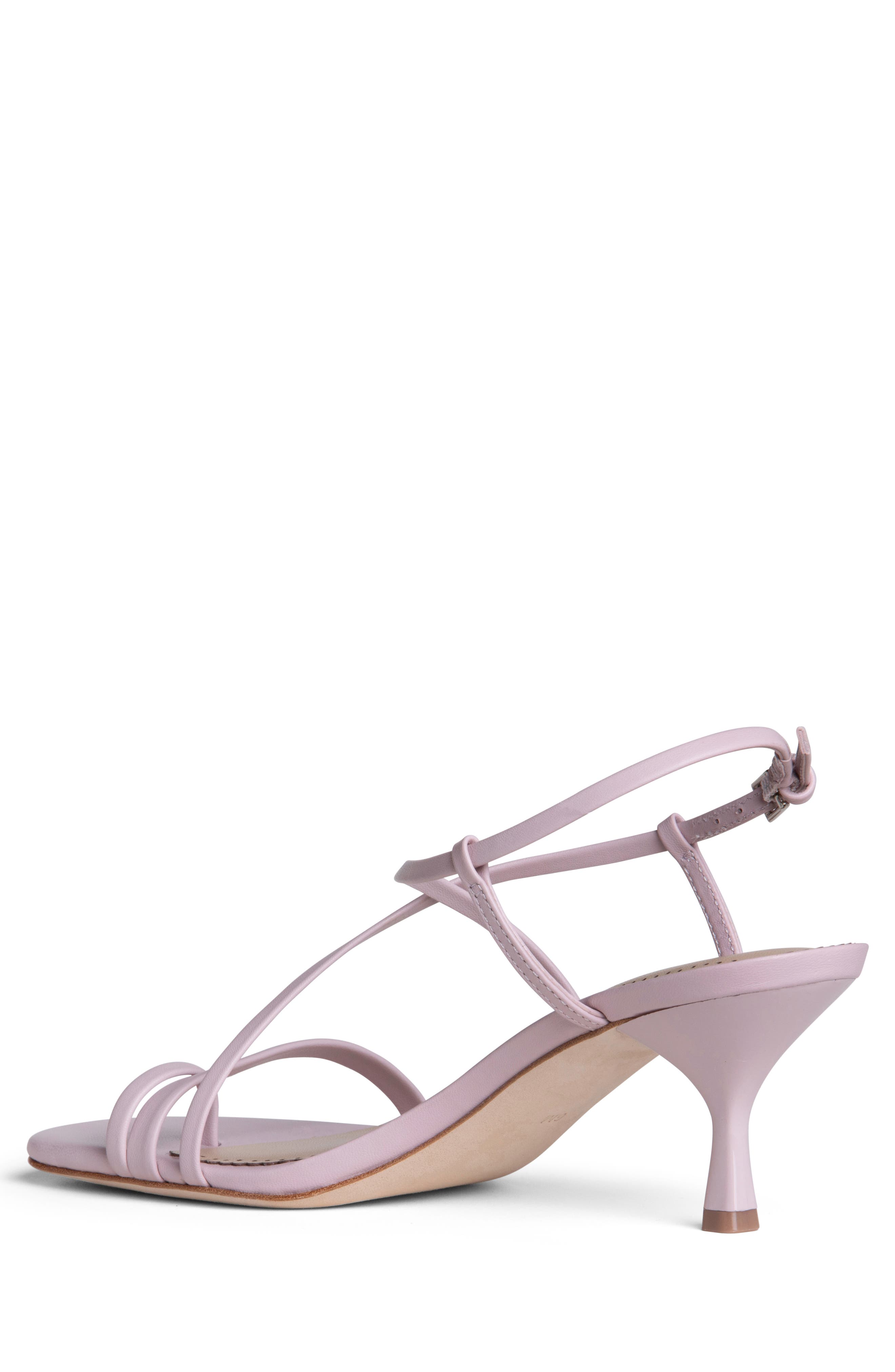 Allegra James Colette Leather Strappy Sandal, Alternate, color, 