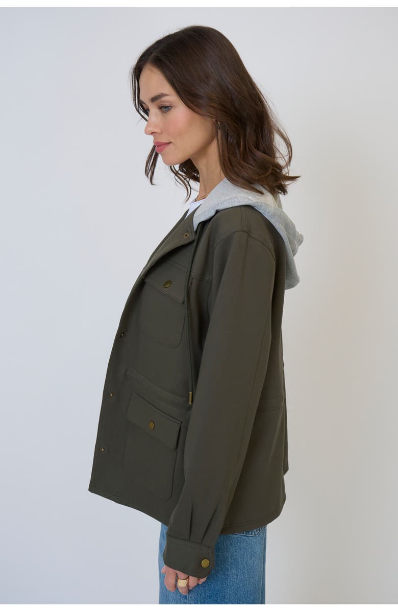 Central Park West Women's Brady Ponte Army Jacket, Alternate, color, 