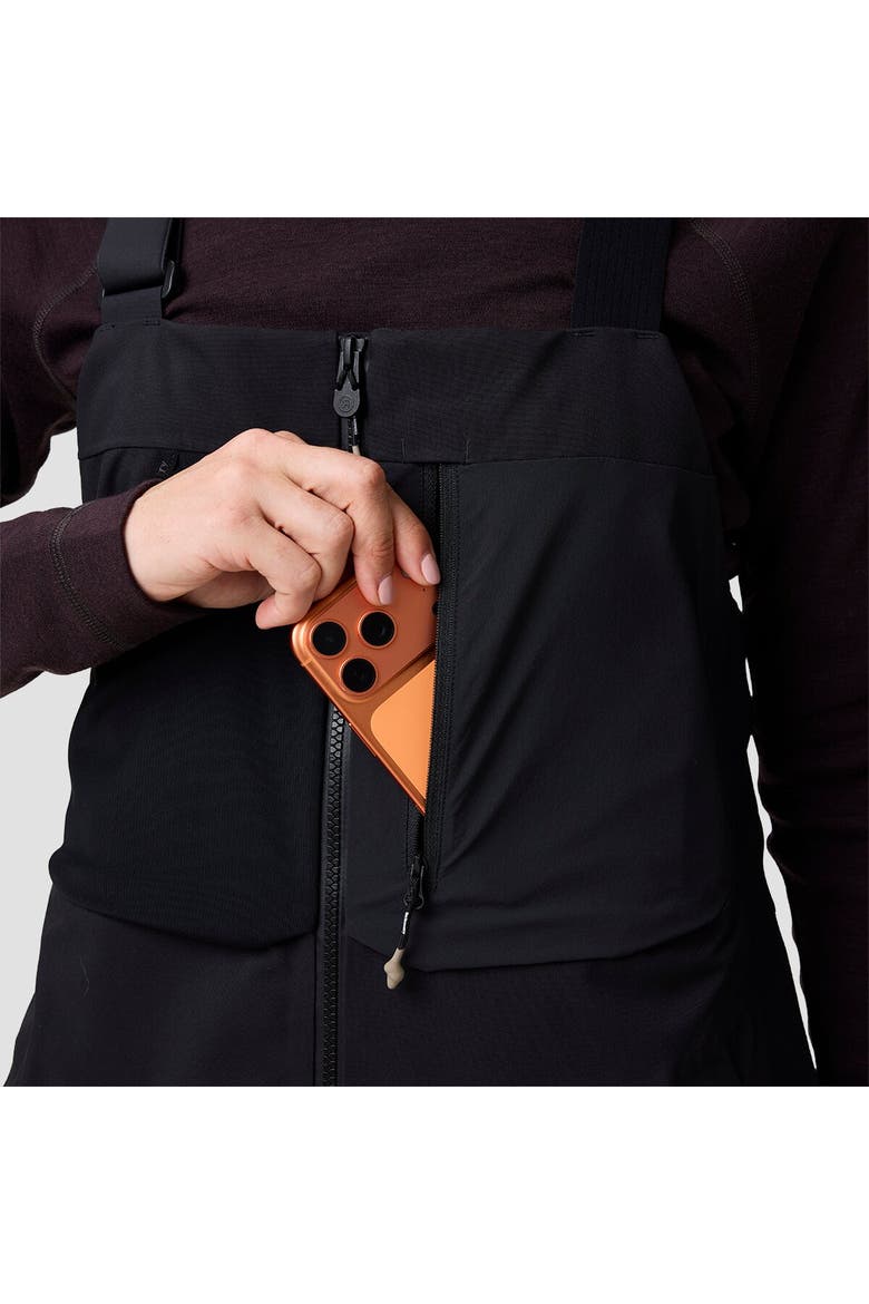 Bga Cottonwoods Xpore Shell Bibs - Women's, Alternate, color, Black