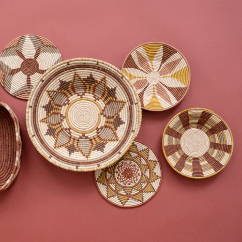 Maadili Collective Radiate Trivet ~ Elevate Collection In Brown