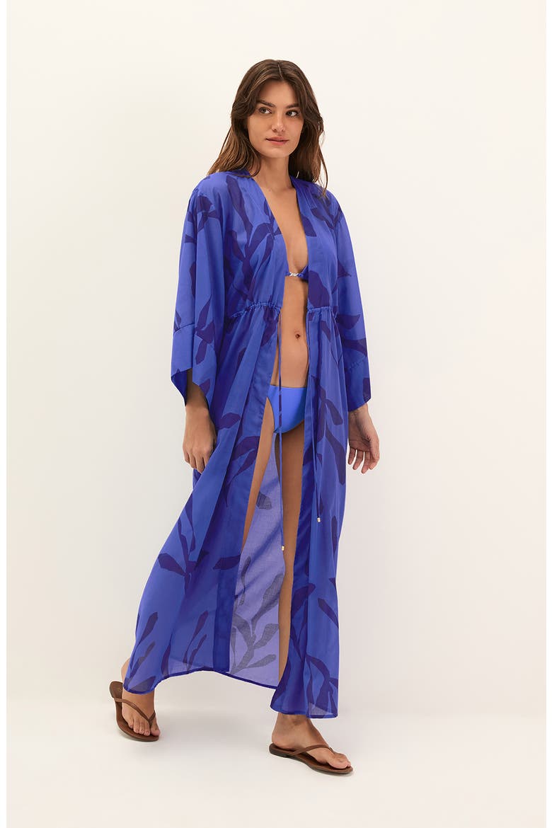 Yumi Long Cotton Cover-Up, Alternate, color, MULTI