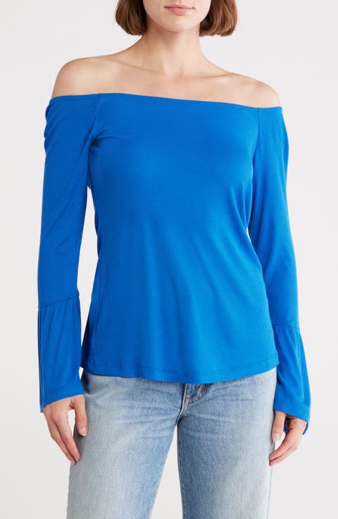 Raina Off the Shoulder Bell Sleeve Top