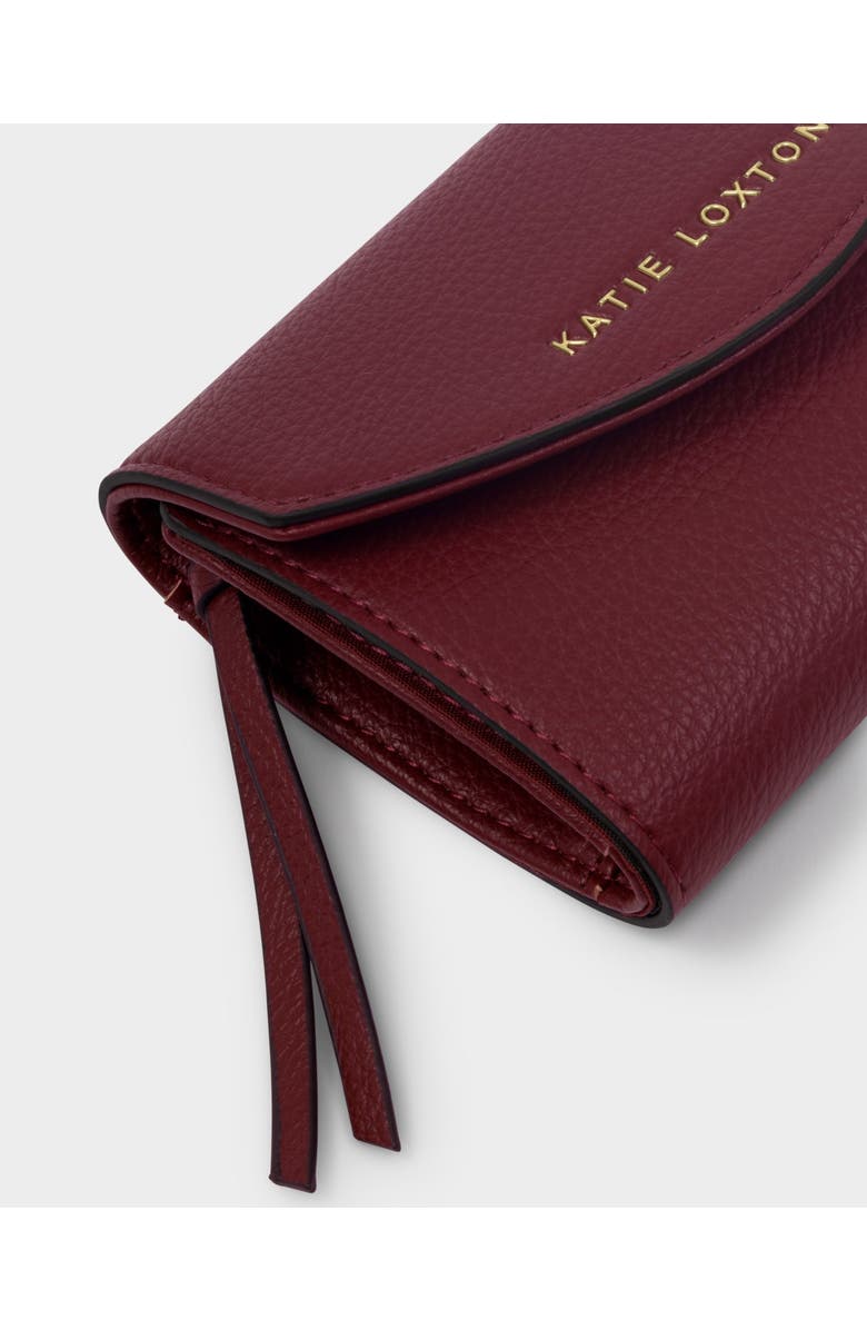 Katie Loxton Alba Wallet in Cherry, Alternate, color, Cherry