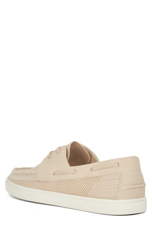 Dune London Blaizerss Boat Shoe In Cream