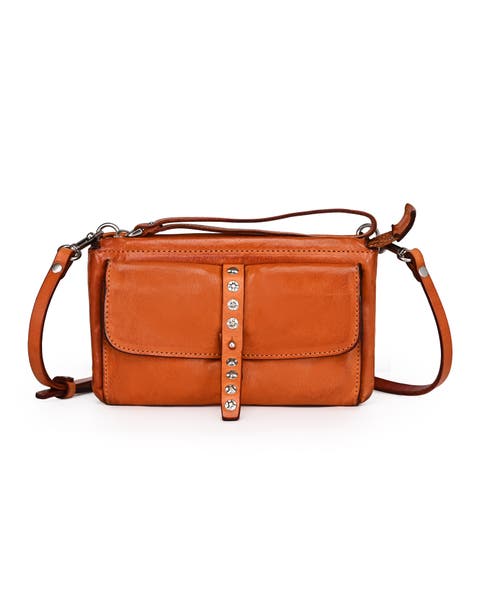 Monarda Genuine Leather Structured Convertible Crossbody