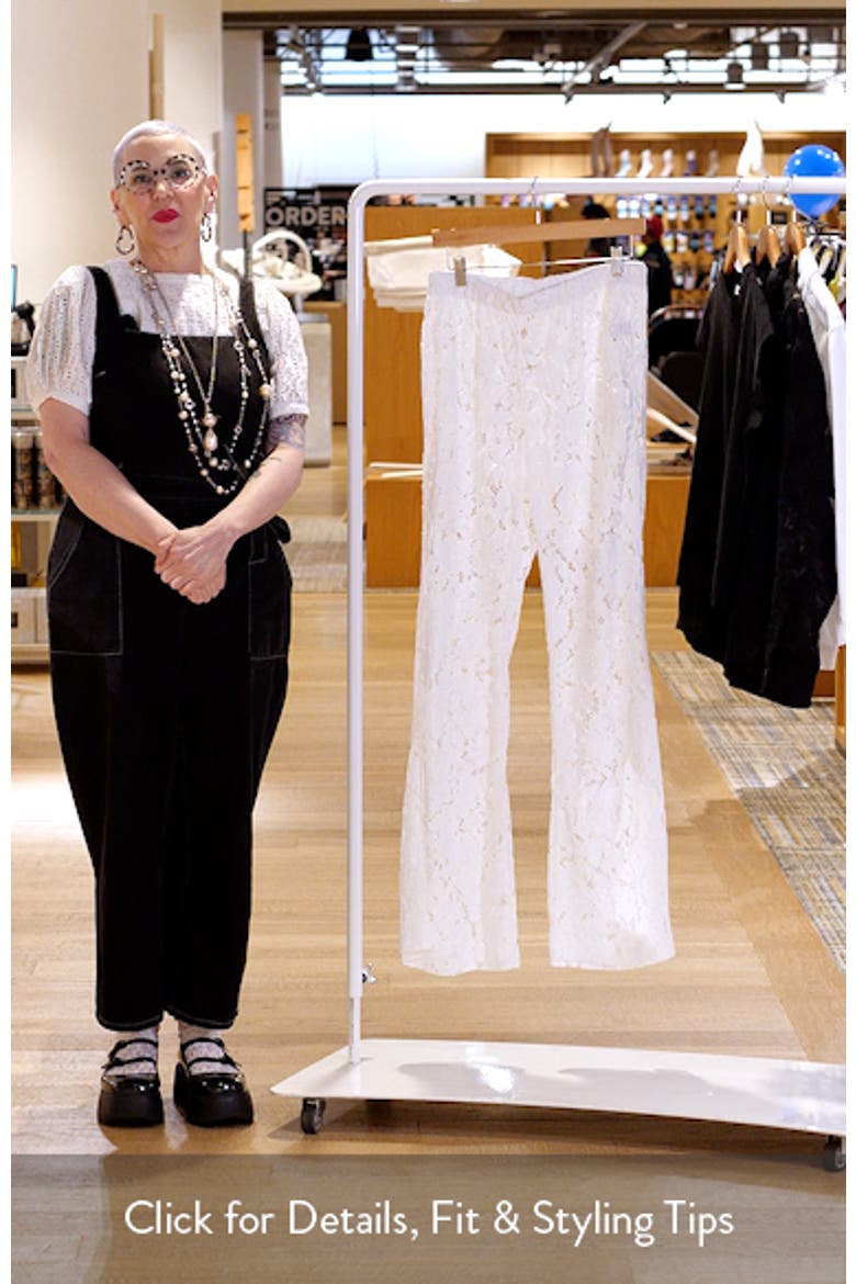 Jen Lace Flare Pants video