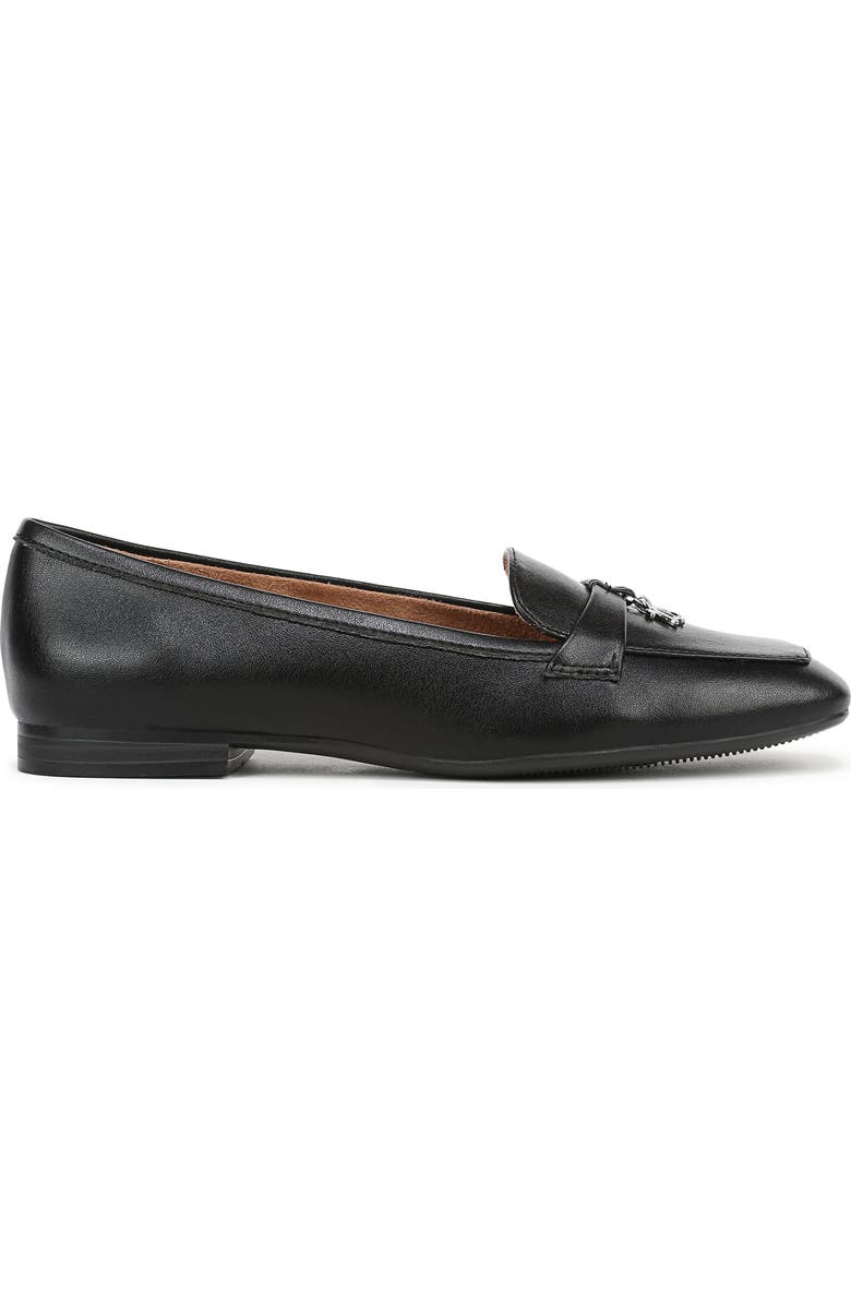 Naturalizer Brody Apron Toe Loafer, Alternate, color, Black