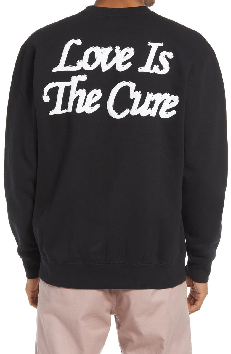 Obey Men's Rainbow Graphic Sweatshirt, Alternate, color,