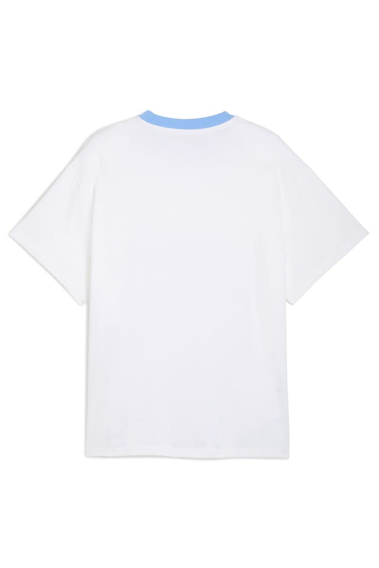 Men's Puma White Manchester City 2025 FIFA Club World Cup Hoops T-Shirt, Alternate, color, White