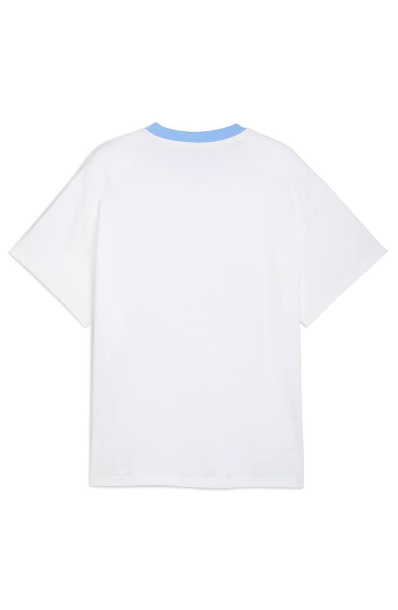 PUMA Men's Puma White Manchester City 2025 FIFA Club World Cup Hoops T-Shirt, Alternate, color, White