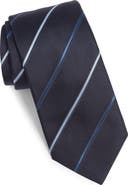 Canali Stripe Silk Tie